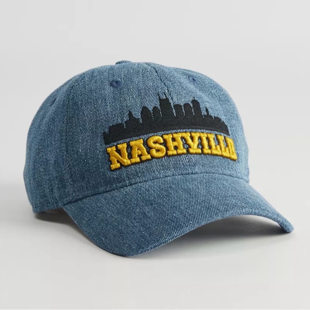 Urban Outfitters Nashville Acid Wash Denim Dad Hat